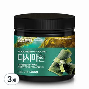 조은약초 다시마환, 300g, 3개