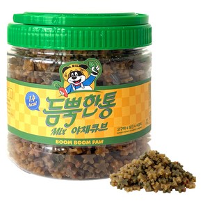 붐붐포 강아지 듬뿍한통 믹스 노즈워크 큐브 트릿, 야채맛(고구마/당근/시금치), 600g, 1개