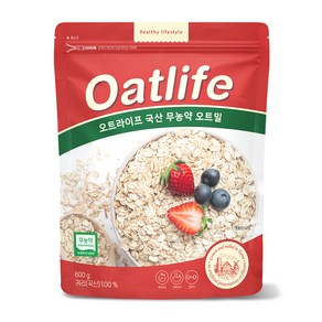 오트라이프 국산 무농약 오트밀, 600g, 1개