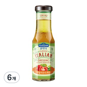폰타나 이탈리안 드레싱, 270g, 6개