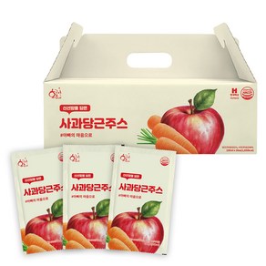 황금이네 사과당근주스, 100ml, 30개