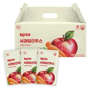 황금이네 사과당근주스, 100ml, 50개