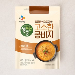 행복한콩 콩비지 파우치, 320g, 1개