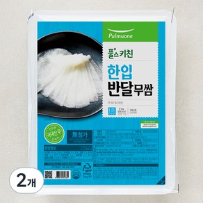 풀무원 풀스키친 한입반달 무쌈, 2개, 2kg