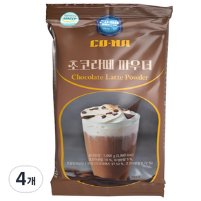 CONA 초코라떼 파우더, 1kg, 1개입, 4개