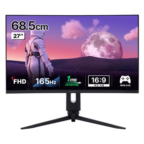 인터픽셀 FHD 165Hz 커브드 게이밍 모니터