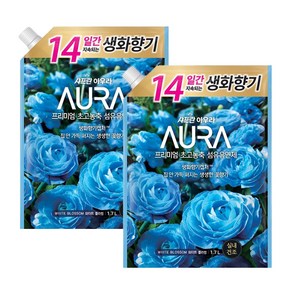 AURA 프리미엄 초고농축 섬유유연제 화이트블러썸 리필