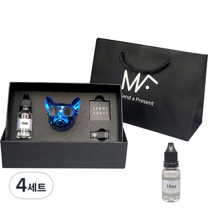 엠퓨처 불독 차량용 방향제 블루 + 클린코튼오일 15ml 2p + 선물 쇼핑백 대표