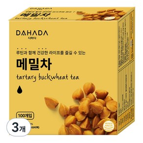 다하다 메밀차, 1.5g, 100개입, 3개