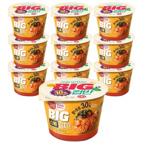 햇반 BIG 컵반 스팸김치덮밥, 328g, 10개