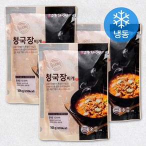 교동전선생 청국장찌개 (냉동), 500g, 3팩