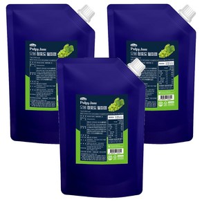 오붐 청포도 펄피잼, 1kg, 3개