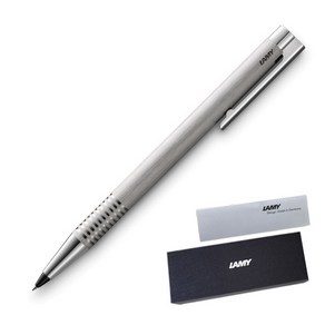 LAMY 로고 샤프 브러쉬드 스틸 + 하드케이스 + 리플렛, 0.5mm