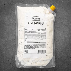 hcook 타르타르드레싱 소스, 2kg, 1개