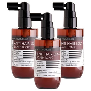 더마팩토리 안티헤어로스 스칼프 토닉, 3개, 100ml