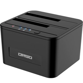 디알고 USB3.0 2BAY 듀얼 하드 드라이브 도킹스테이션 16TB DRGO-HD2BU3, 1개