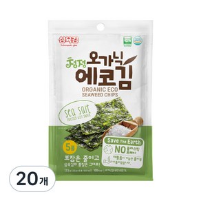 삼육김 오가닉 에코김, 3.5g, 20개