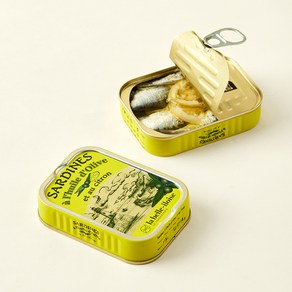 라벨일루아즈 올리브오일과 레몬으로 절인 정어리, 115g, 1개