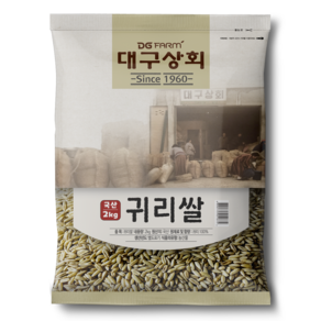 대구상회 국산 귀리쌀, 2kg, 1개