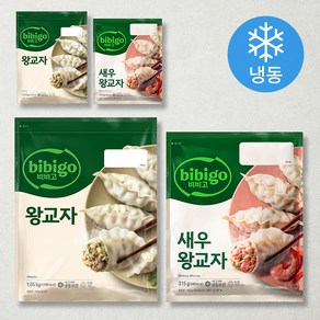 비비고 왕교자 1.05kg 2P + 새우 왕교자 315g 2P (냉동), 1세트