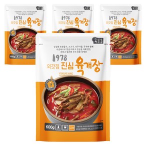 외갓집 1978 진심 육개장, 600g, 4개