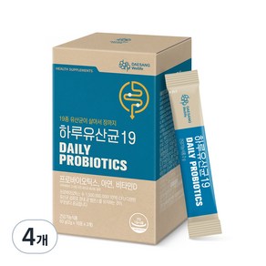 대상웰라이프 하루 유산균 19, 60g, 4개