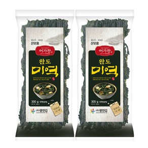 어가찬 완도 미역, 300g, 2개