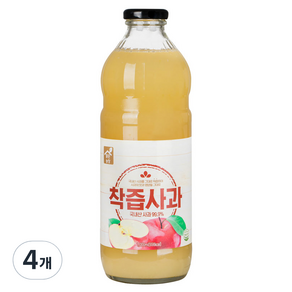 맑은농장 착즙 사과, 1L, 4개