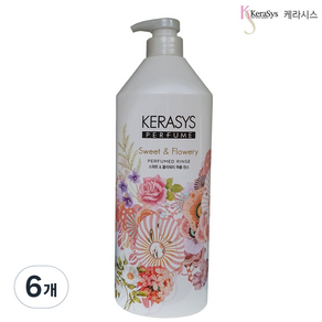 케라시스 스위트 앤 플라워리 퍼퓸 린스, 1L, 6개