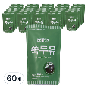 총각네 쑥두유, 190ml, 60개