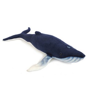 한사토이 동물인형 6285 혹등고래 humpback whale, 8cm, 파랑색, 1개