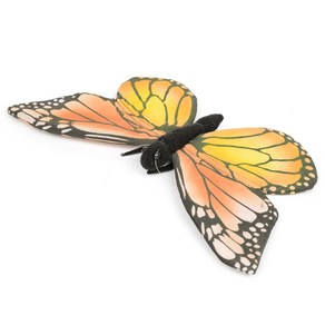 한사토이 동물인형 6551 나비 Monach Buttefly, 14cm, 주황색, 1개