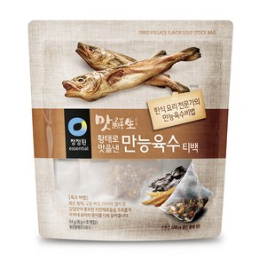 청정원 황태로 맛을 낸 만능육수 티백, 64g, 1개