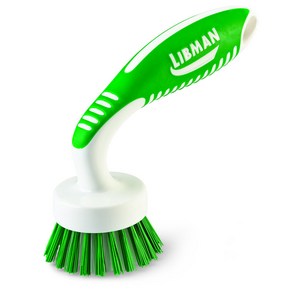 Libman 커브드 청소 브러쉬, 그린, 1개