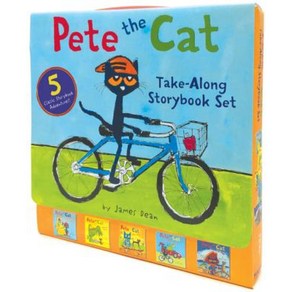 Pete the Cat Take-Along Stoybook Set: 5-Book 8x8 Set Papeback, HapeFestival