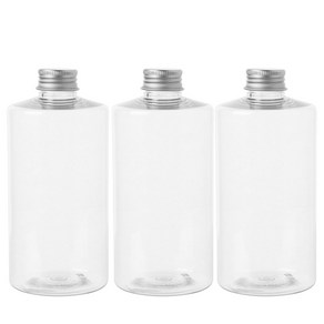 투명 음료용기 알루미늄 실버캡 AC520, 520ml, 3개