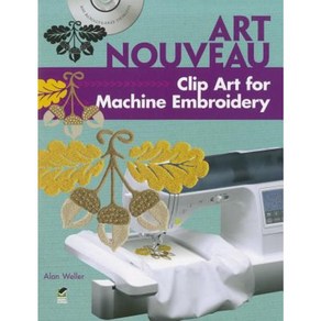 At Nouveau Clip At fo Machine Emboidey [With CDROM] Papeback, Dove Publications