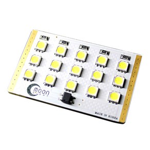 문라이트LED 자동차 다용도 15LED 범용램프 31mm브라켓타입, 화이트, 1개