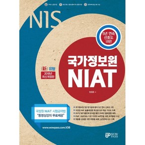 NIS국가정보원 NIAT(2018):2018년도 국정원 정기공채 공고 및 2017년 NIAT 기출경향 완벽반영, 와우패스