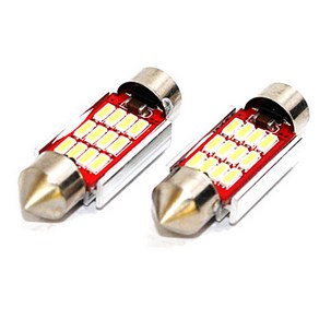 렉서스 맥스파워 광 12LED 실내등 캔버스타입 무극성 알루미늄 바디 36mm