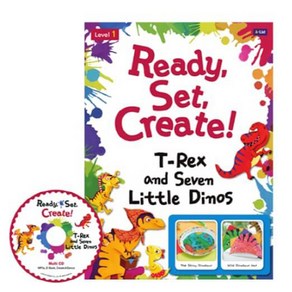 Ready Set Create! Level. 1: T-Rex and Seven Little Dinos(SB+Multi CD+AB+Wall Chart)