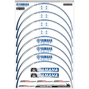 모토스티커 휠스티커 야마하 50주년