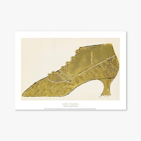 에이블밤부 컨템포러리 아트포스터 Large Gold Shoe 앤디 워홀 076