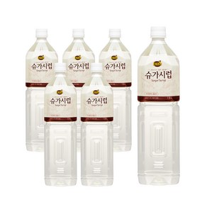 (주)동서 리치스 슈가시럽, 1.5L, 6개
