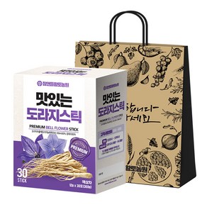 참앤들황토농원 맛있는 도라지스틱 + 쇼핑백, 12g, 30개