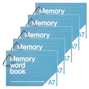투영디자인 A7 메모리 링 단어장 60매