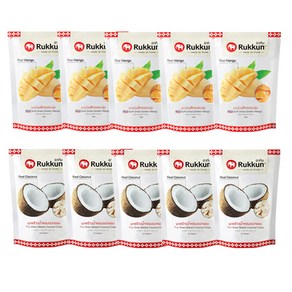 루쿤 코코넛칩 60g x 5p +건망고 85g x 5p, 725g, 1세트