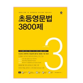 초등영문법 3800제 3, level 3, 마더텅, 서은숙