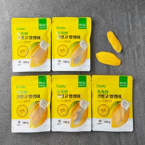 매홍 촉촉한 건망고 말랭이, 100g, 5봉