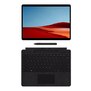 마이크로소프트 2020 Suface Po X 13 + 타입커버 + 슬림펜 패키지, 매트 블랙, 256GB, 8GB, WIN10 Home, MNY-00008